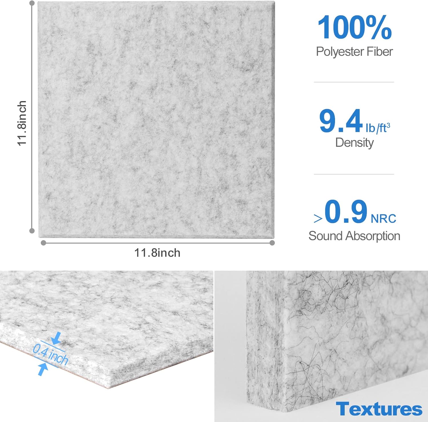 Photo inspiration: Self Adhesive Acoustic Panels 12 Pack 12X12 Sound Proof Foam Photo Inspiration