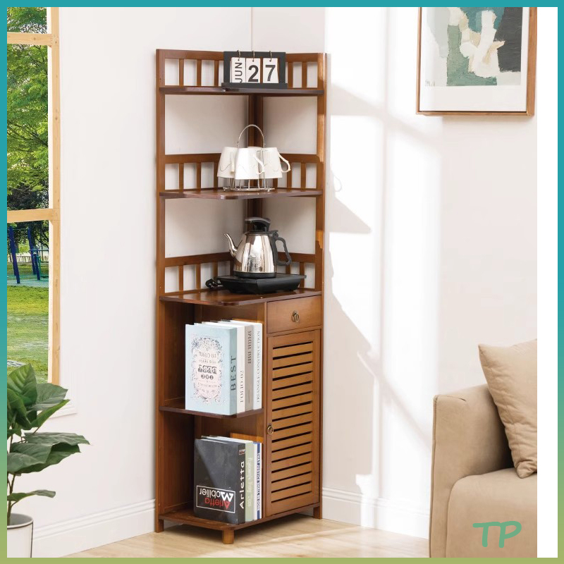 TP Corner cabinet corner cabinet wall corner triangle storage rack ...