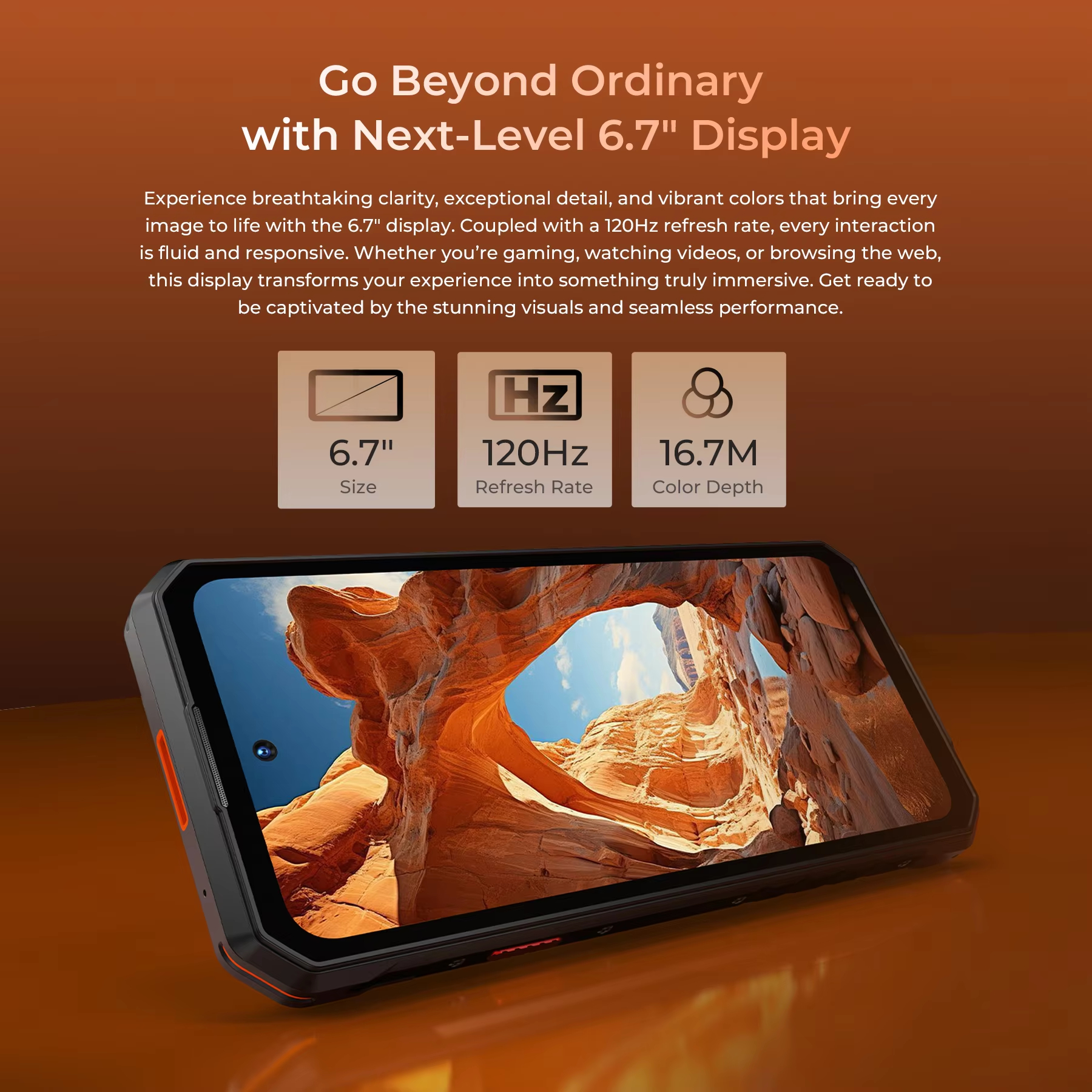 Smartphone Rugged OUKITEL WP58 Pro – 24GB RAM + 512GB, Batteria 10000mAh, Doppia Torcia 1000LM/900LM, Fotocamera 64MP, IP68/IP69K, 5G