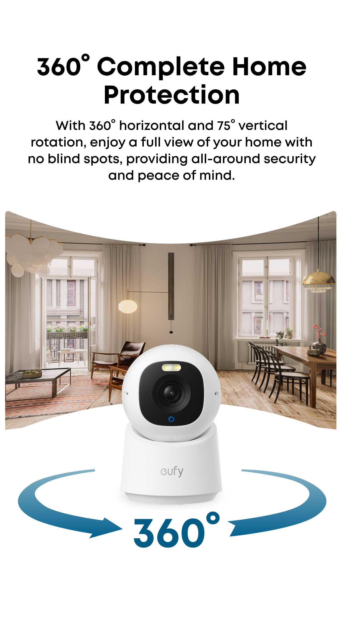 eufy by Anker Indoor Camera E30 Homekit Security camera 4K UHD Camera ...