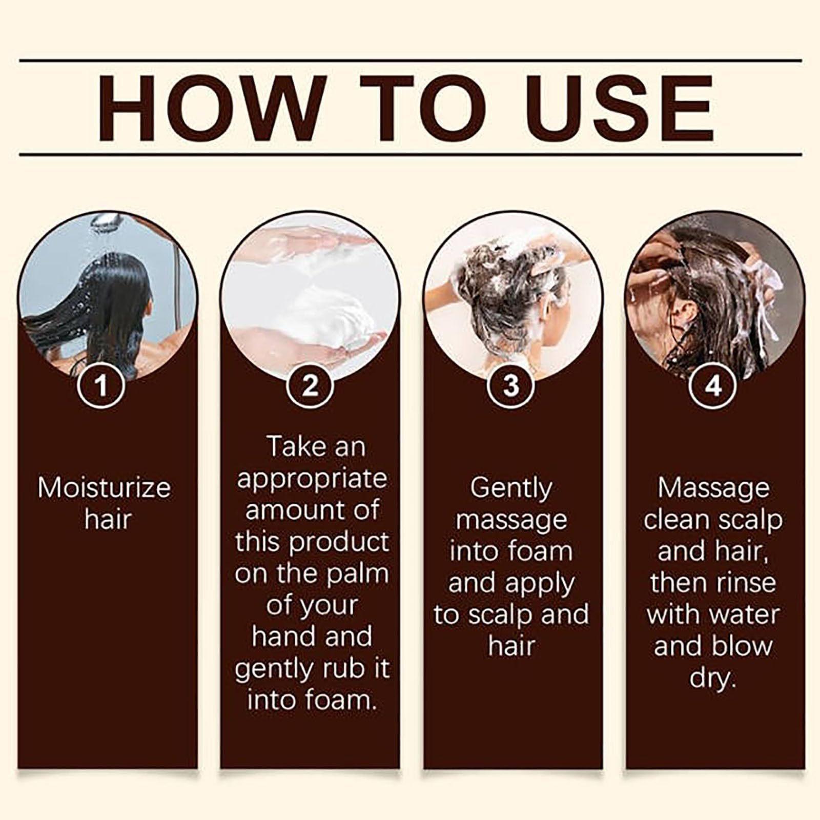 Anti Hair Loss Shampoo Bundle, Supports All Hair Types, Contains ...
