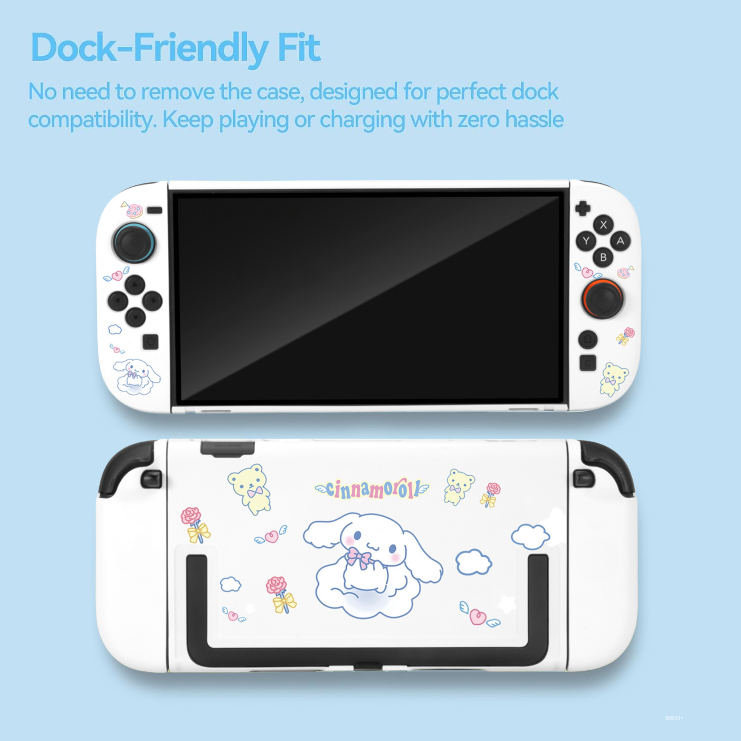 White Series Switch 2 Case Kawaii Cartoon Protective Shell For Nintendo ...