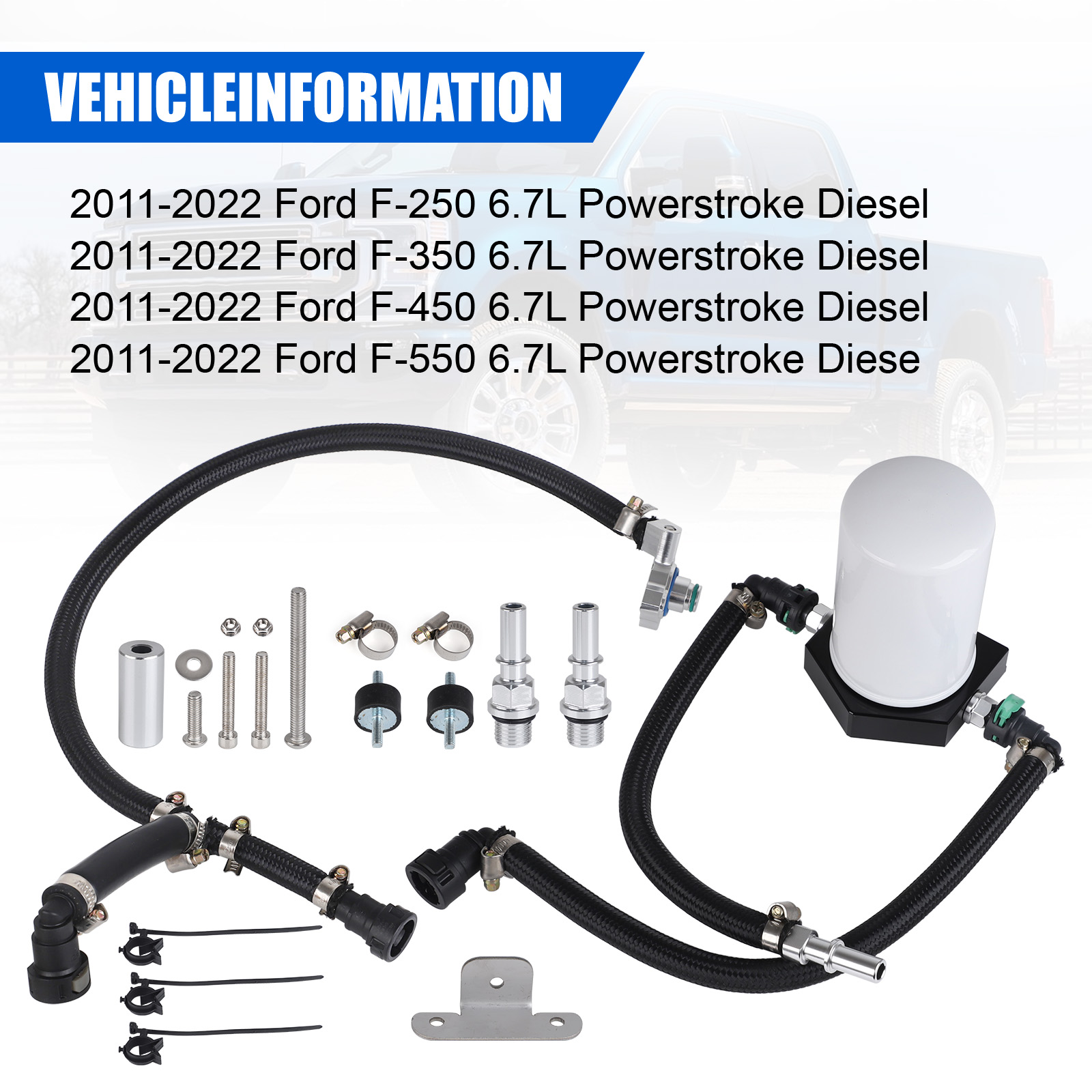 CP4 Disaster Prevention Bypass Kit Compatible with Ford F250 F350 F450 ...