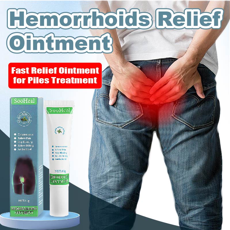 【SooHeal】Hemorrhoid Ointment 15g- Relieves Pain & Itching from Piles ...