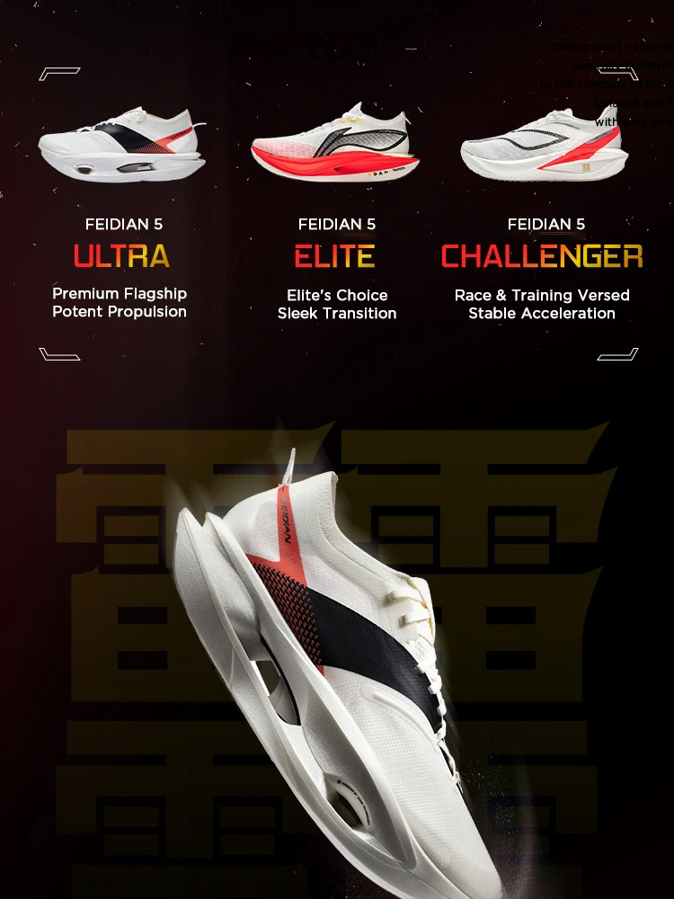 LI-NING FEIDIAN 5 ULTRA Pro Men's Running Shoes Super Boom Fiber ...