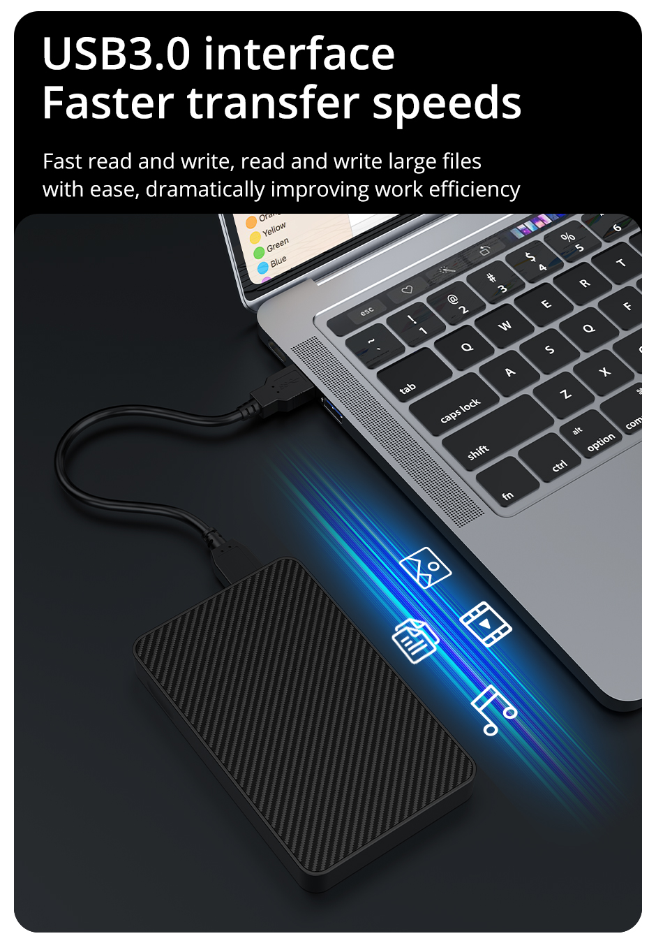New Portable Mobile Hard Disk 320GB, 500GB, 1TB 2.5 