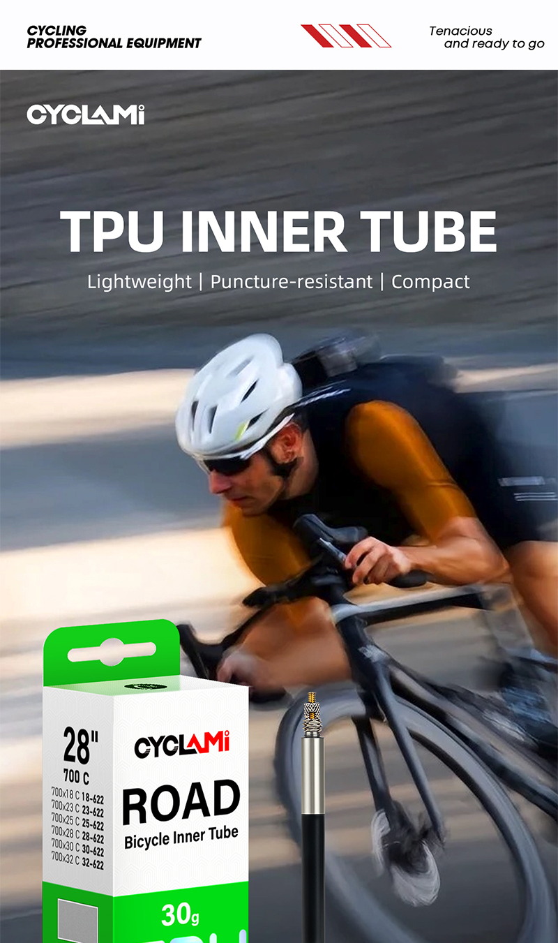CYCLAMI Ultralight Bike TPU Inner Tube 700C 700 X 18 23 25 28 30 32 ...