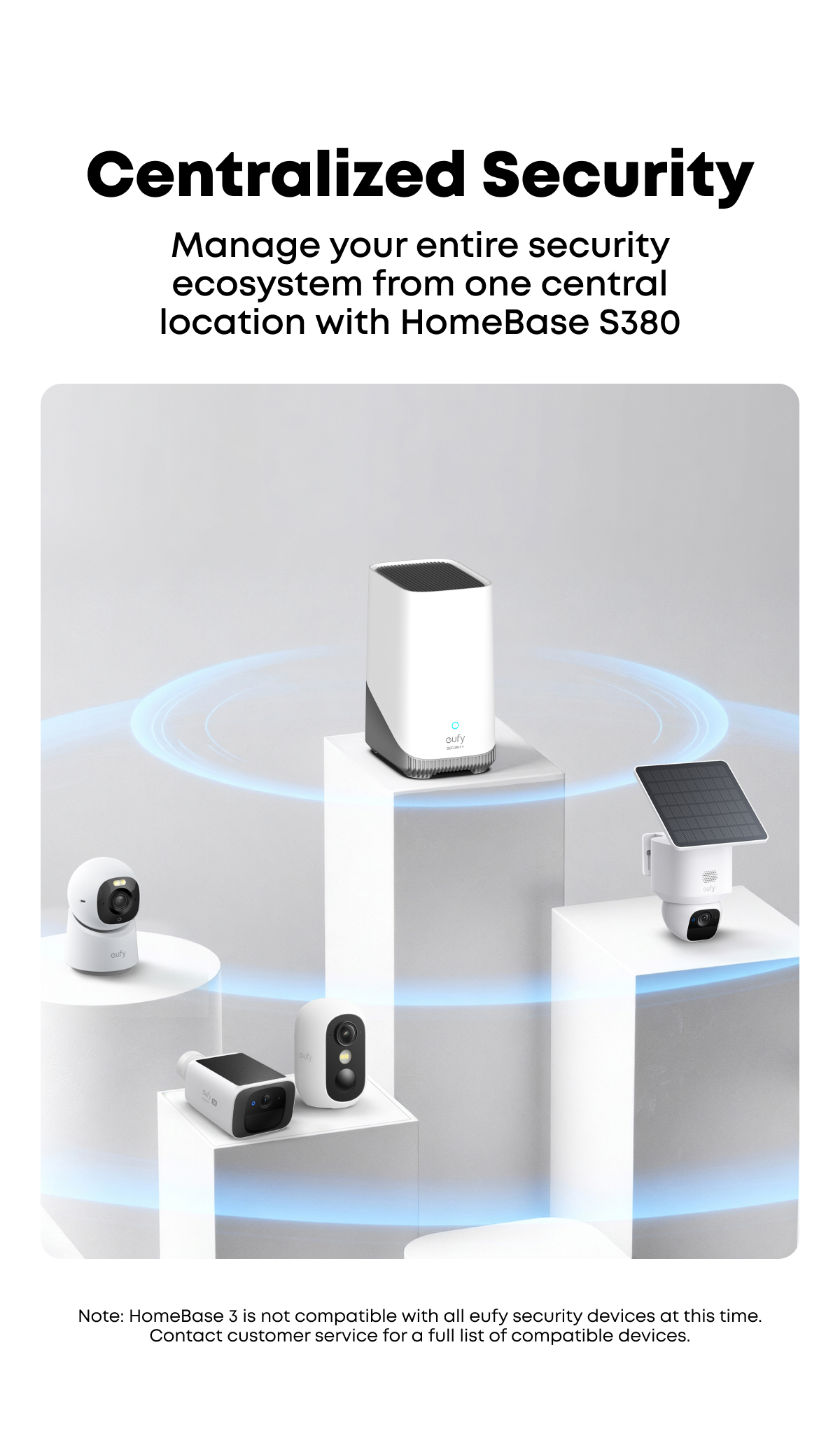 eufy Security by Anker S380 HomeBase 3, Edge Security Center, Local ...