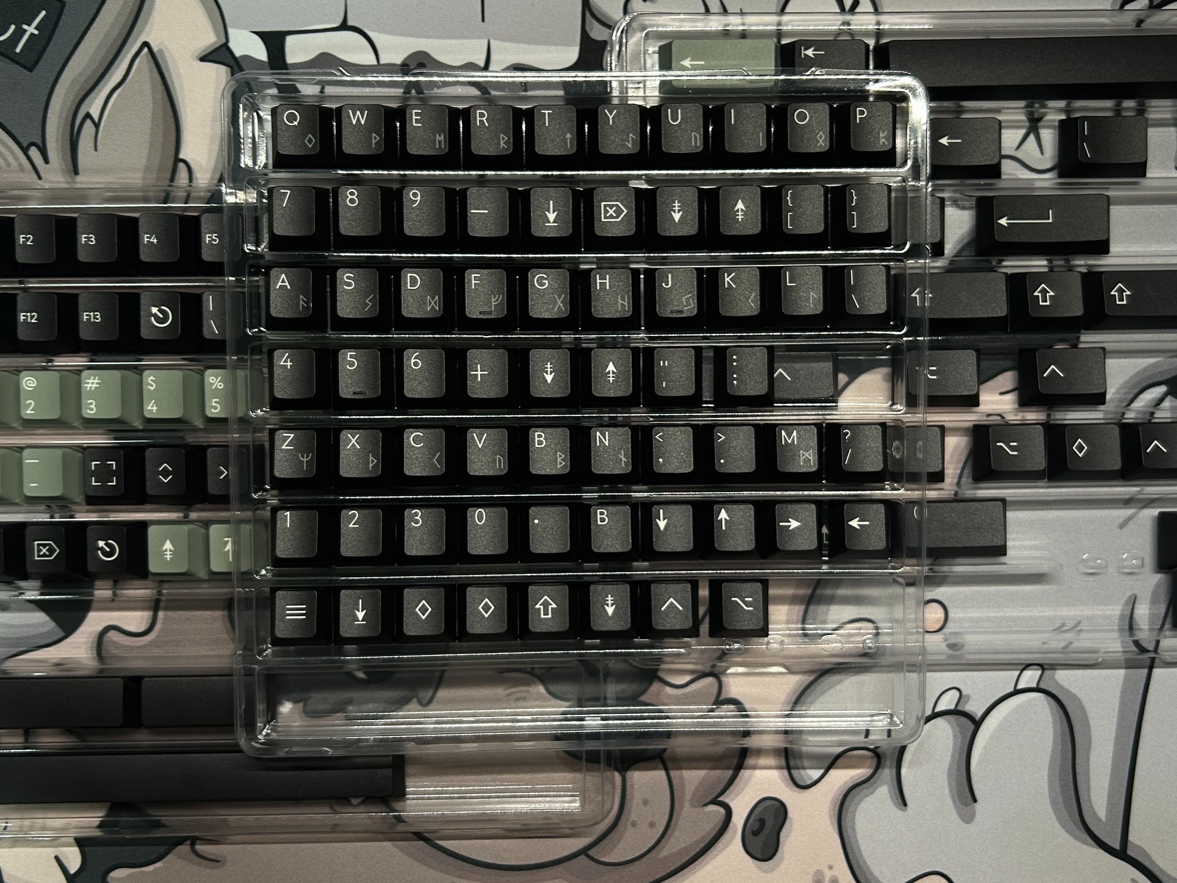 -LW- KBD Loki PBT Keycaps CHERRY Profile Mechanical Keyboard Keycaps HE ...