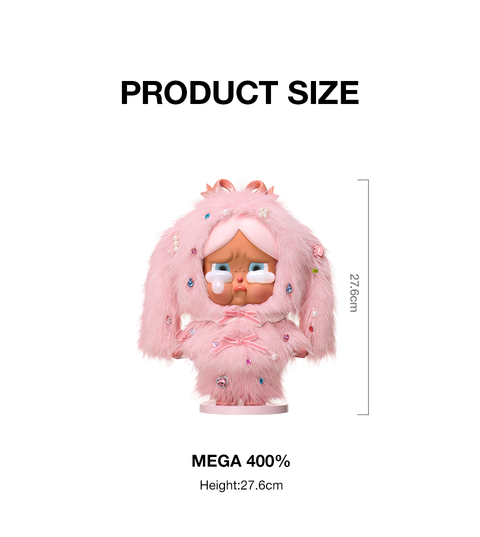 POP MART MEGA CRYBABY 400% Crying in Pink | Shopee Singapore