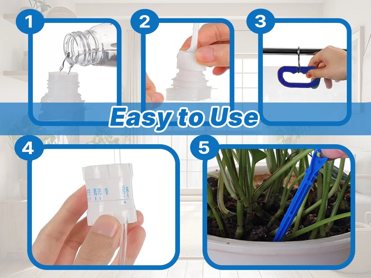 1pc 5.2L/6.5L Automatic Watering Device Plant Watering Bag Control Of ...