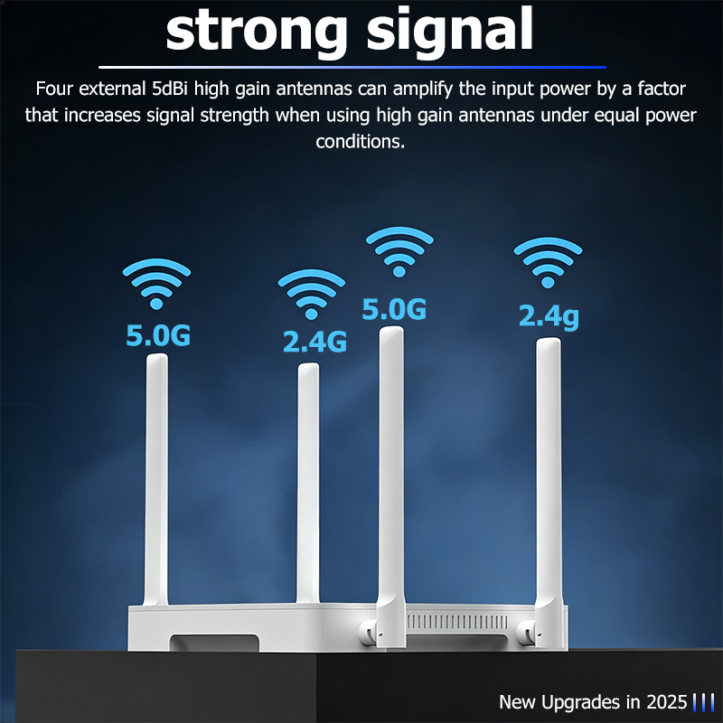 【Signal within 800 m】 1200Mbps wifi 7 router wifi router 5g sim card ...