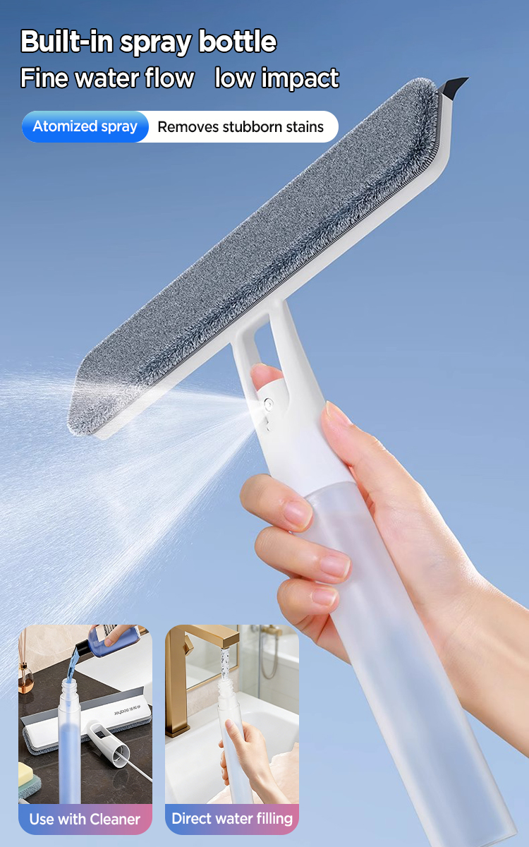 Joybos S06 Handheld Window Cleaner with Water Spray - Double Sided ...
