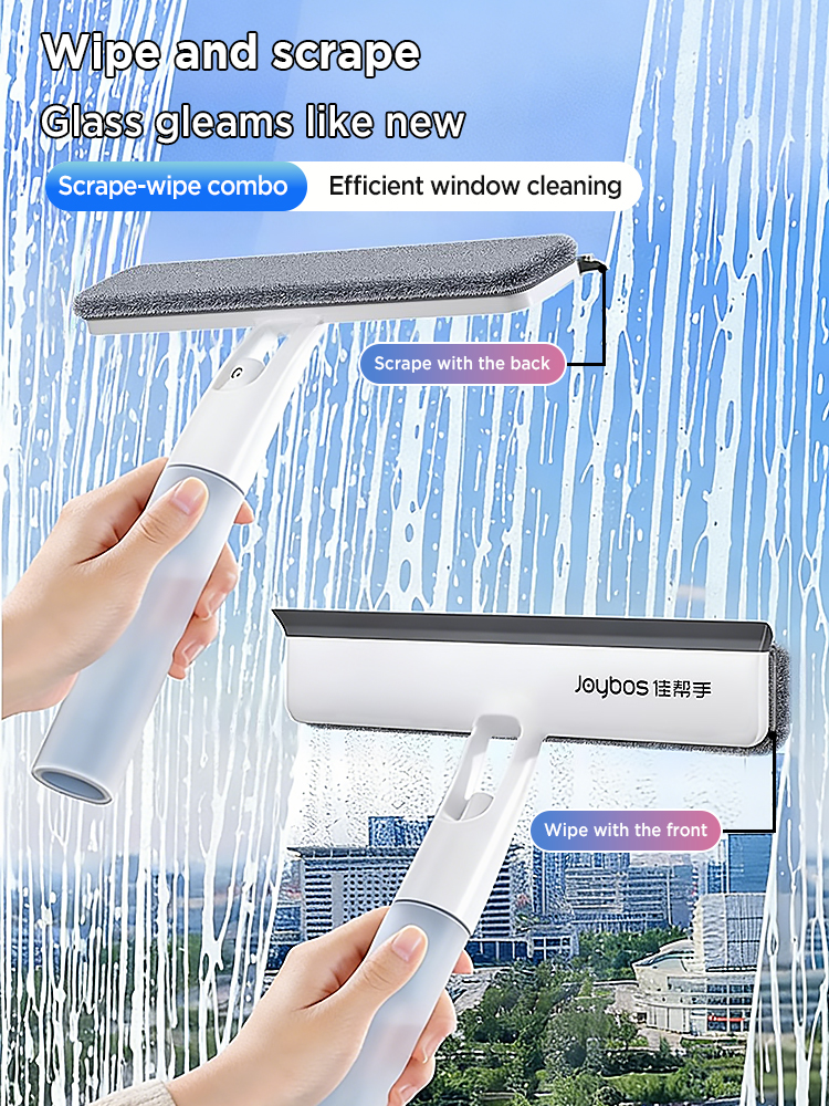 Joybos S06 Handheld Window Cleaner with Water Spray - Double Sided ...