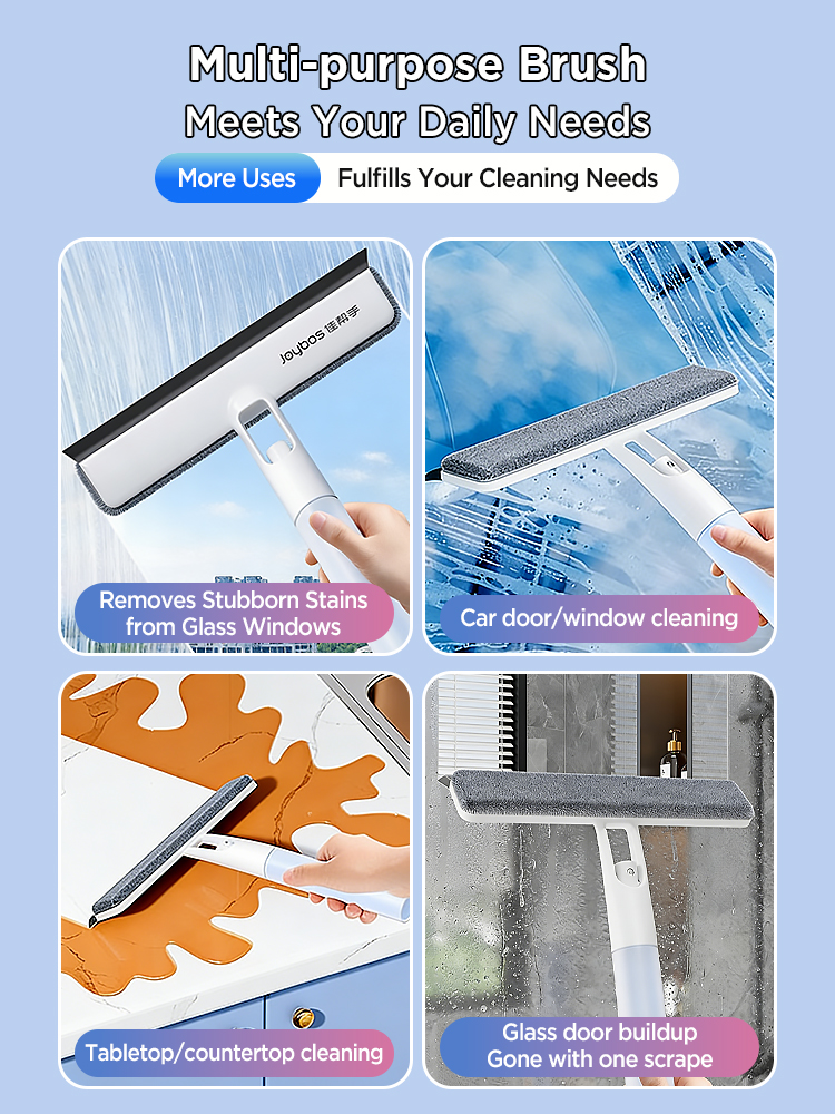 Joybos S06 Handheld Window Cleaner with Water Spray - Double Sided ...