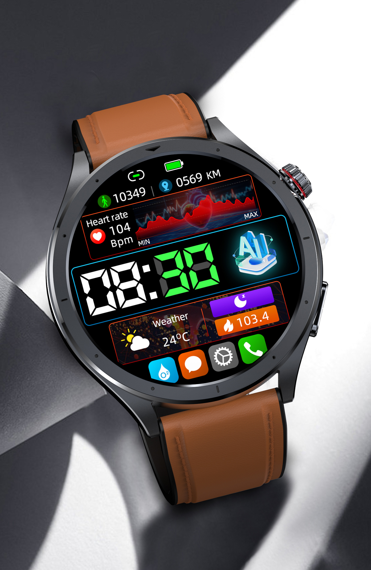 2026 New AI Health Diagnosis Smart Watch Body Analysis Uric Acid Blood ...