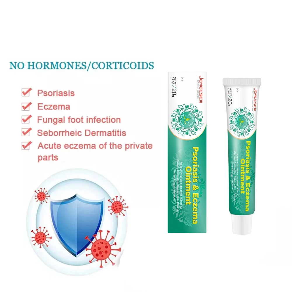 Jemeesen Psoriasis Eczema Cream Powerful Itch Relief Inflammation ...