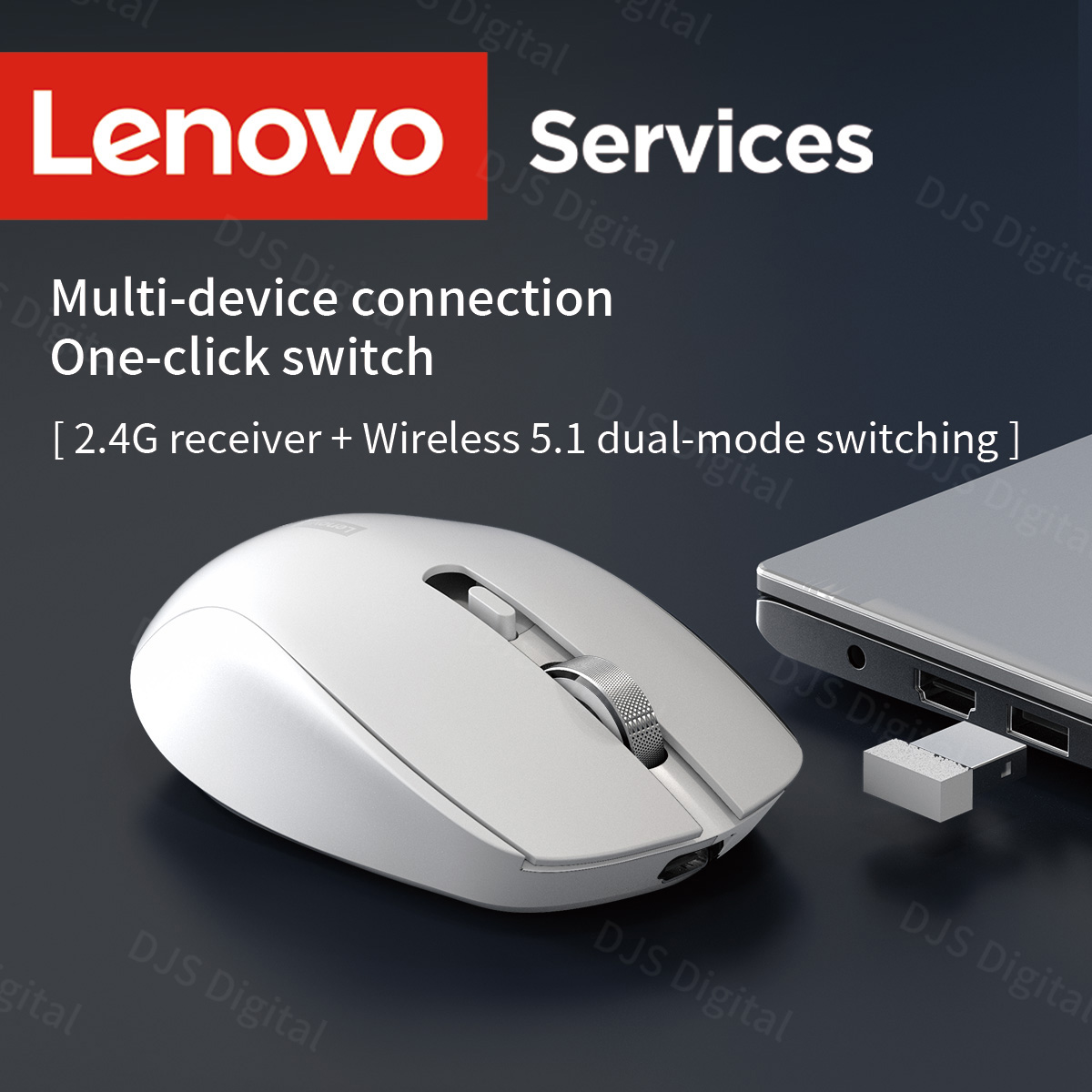 Lenovo Wireless mouse for pc Business Office Silent Operation Ergonomic ...