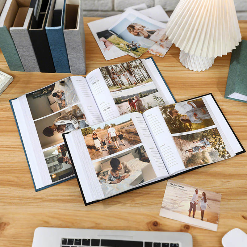 【Ship in 12h】Writeable Photo Album 4R 200/300 Insert Linen Photobook ...