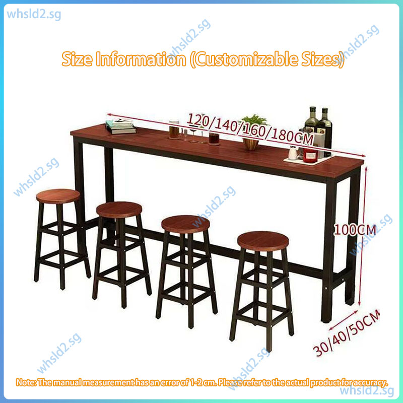 Wall Bar Counter Household Window Table Long Table Milk Tea Shop High ...