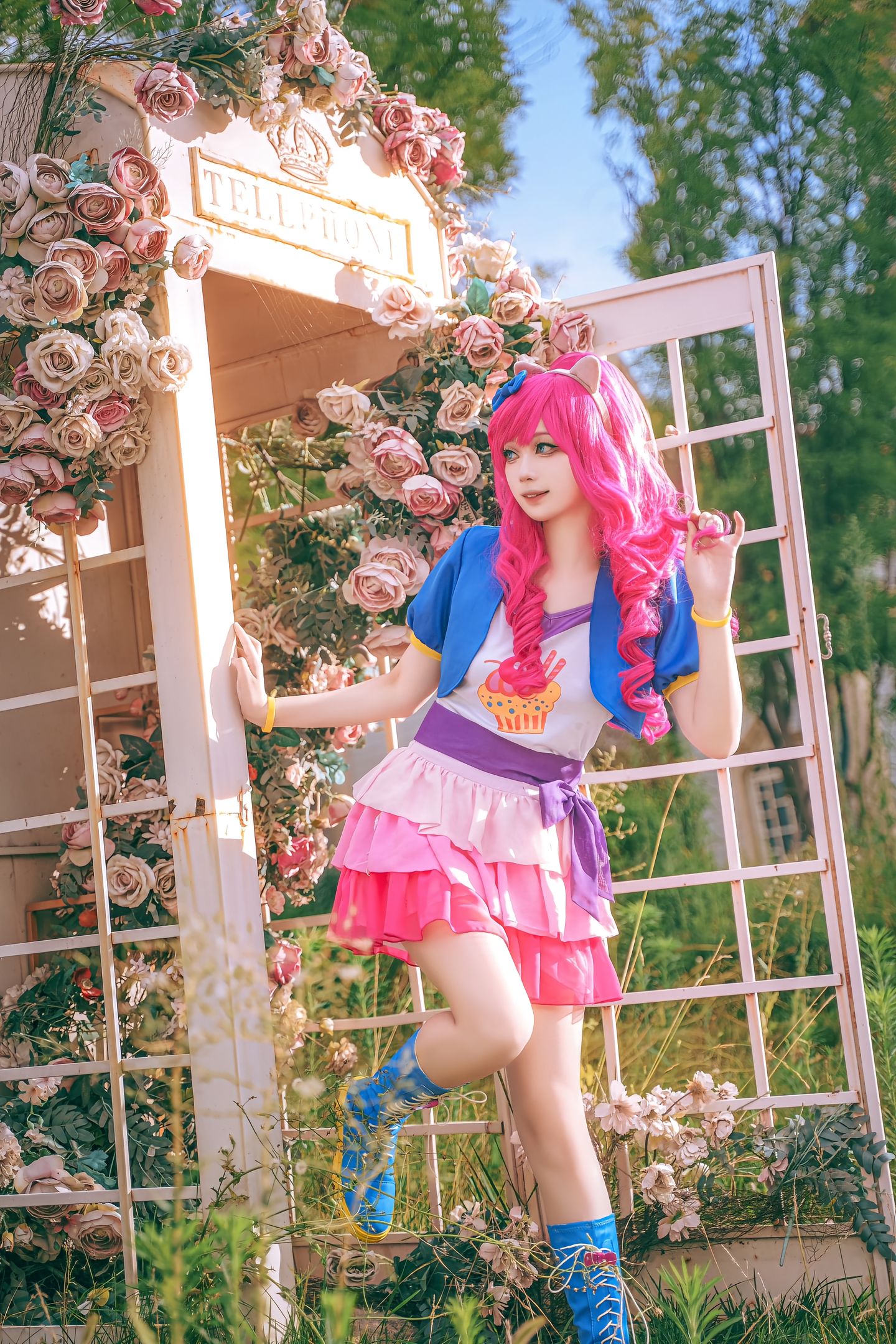 My Little Pony cos costume Pinkie Pie anthropomorphic Pinkie Pie ...