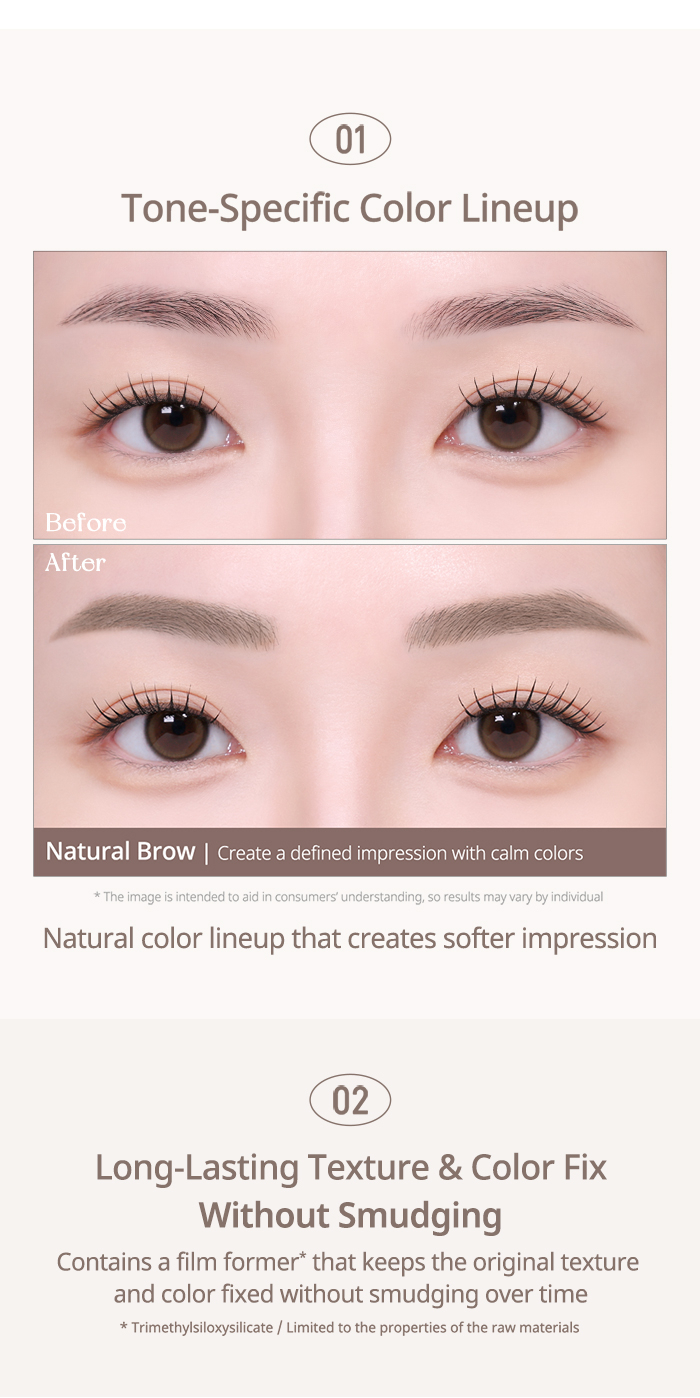 Peripera Speedy Skinny Browcara 3g Waterproof 12H Smudge Proof Long ...