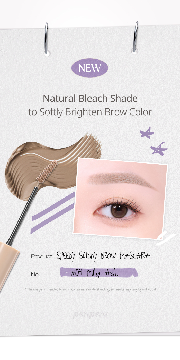 Peripera Speedy Skinny Browcara 3g Waterproof 12H Smudge Proof Long ...