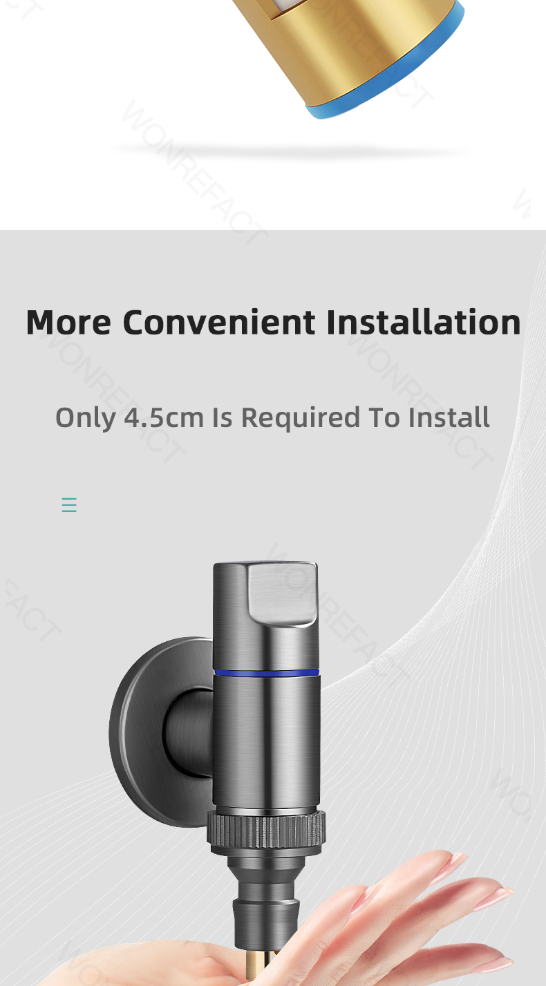 Mini Washing Machine Tap Auto Water Stop Space Saving HDB Anti-Leak ...
