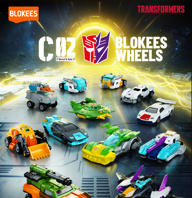 【NEW】BLOKEES WHEELS TRANSFORMERS C02 Blocks Model Kit Blind Box ...