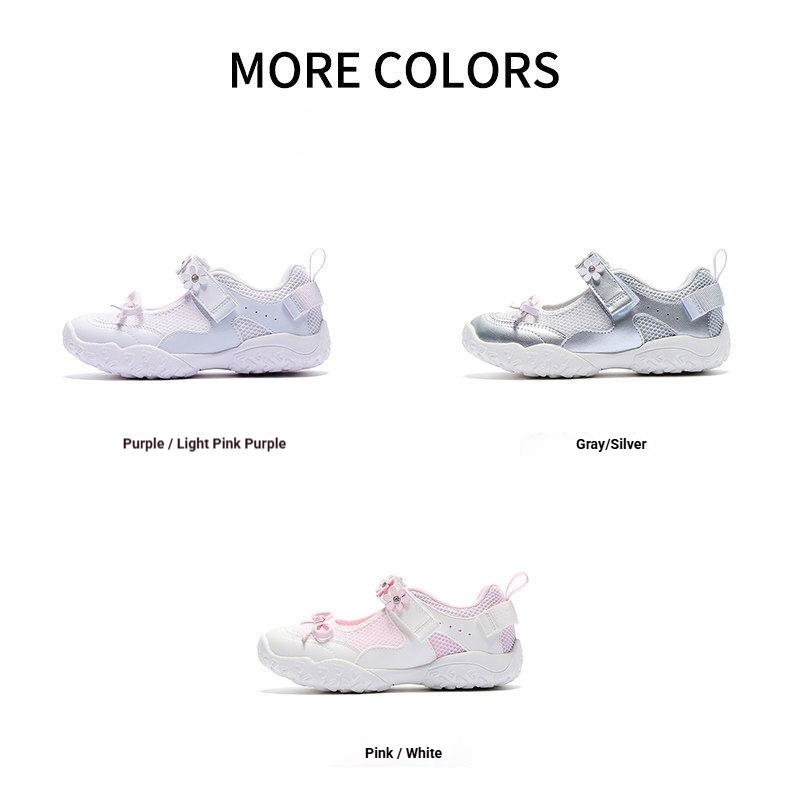 361° Girls Mesh Hook And Loop Casual Shoes 2026 New Summer Autumn ...