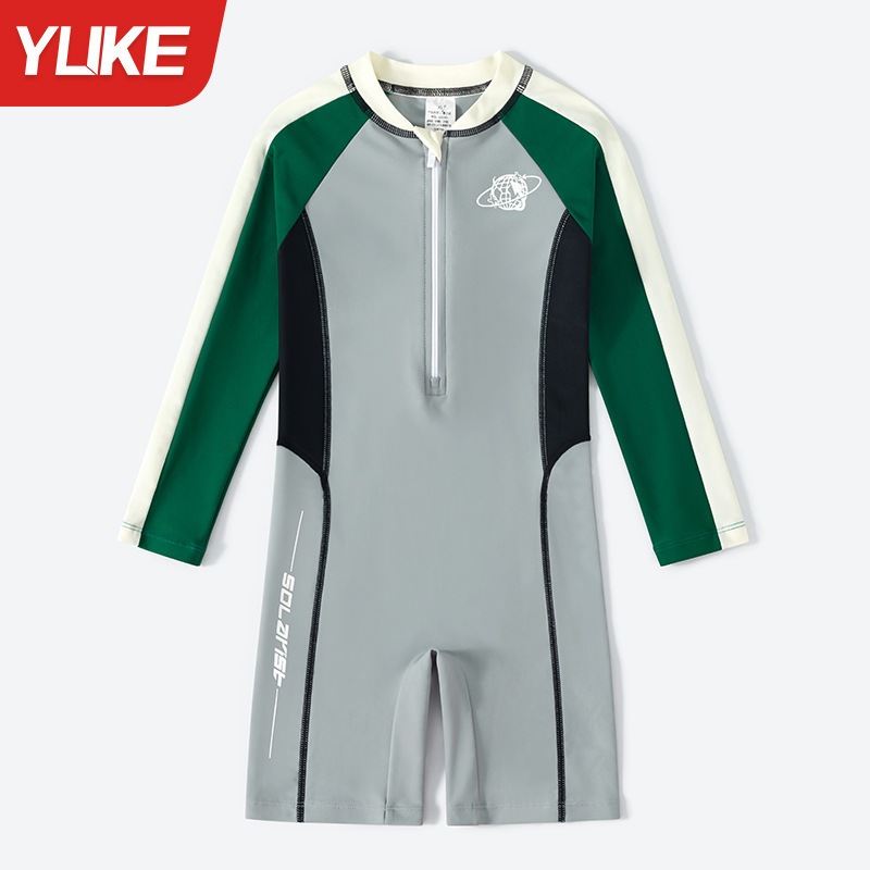 Children Swimsuit Boy One-Piece Swimsuit Yuke Children Swimsuit Boy One ...