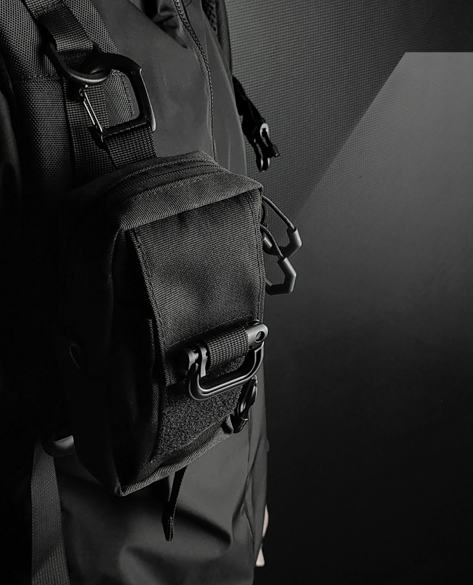 Tactical Shoulder Strap Pouch | 2-in-1 Crossbody EDC Bag | Anti-Bounce ...