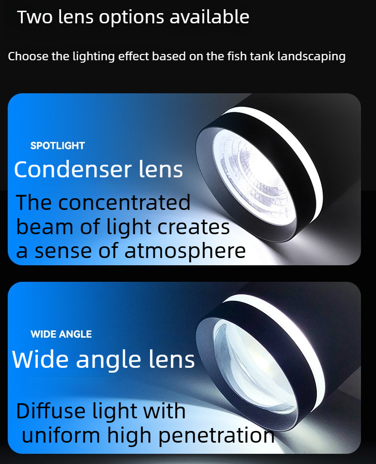Aquarium Lamp Fish Tank Lamp Full Spectrum Violent Algae Fish Tank ...