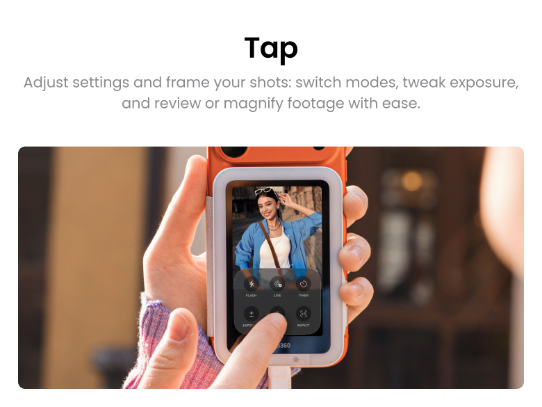 [New Launch] Insta360 Snap Selfie Screen - 4K Selfie Monitor Screen for ...