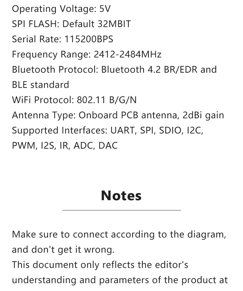 ESP32 CP2102 Development Board Type C Interface WiFi Bluetooth Dual ...