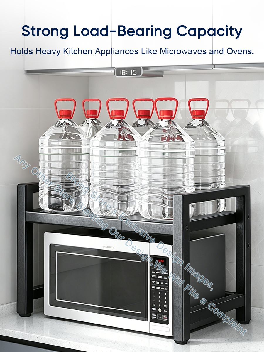 Adjustable Microwave Oven Rack Kitchen Air Fryer Rack Rice Cooker Rack ...