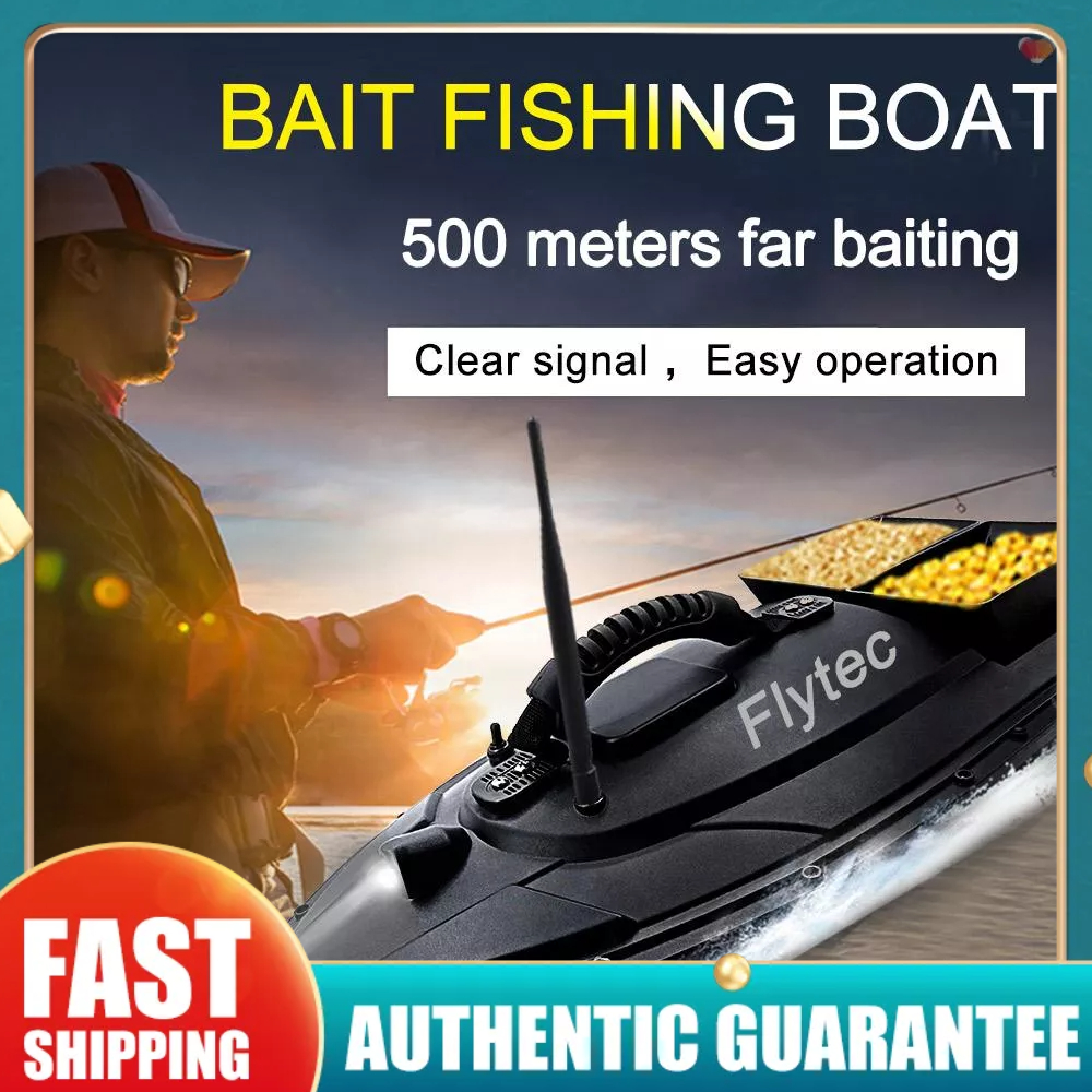 D13F Fish Bait Boat Fishing Boat 2kg Loading Tank RC Fishing Bait Boat 500m Remote  Control Single