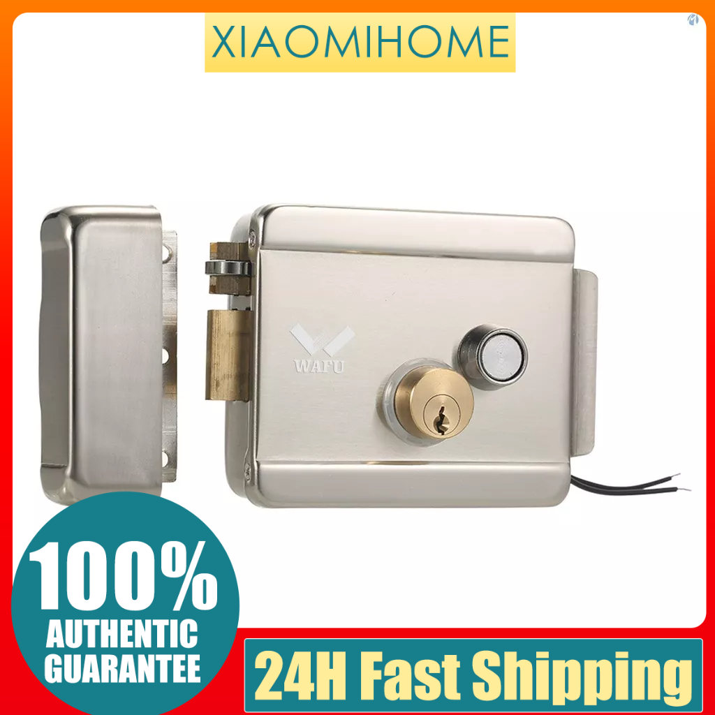 WAFU Smart Electric Gate Door Lock Secure Electric Metallic Lock ...