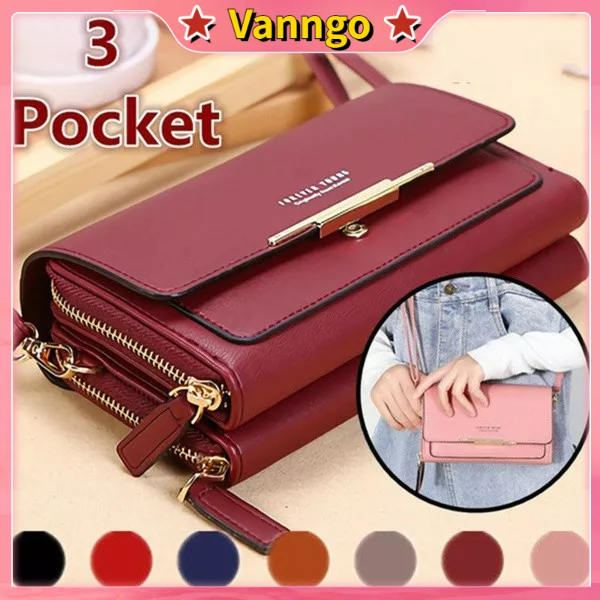 Forever Young Sling Bag for Women Fashion Classic Square Bag Small Women Stylish Handbag Multifunction Clutch Purse Women 2 In 1 Sling Bag
