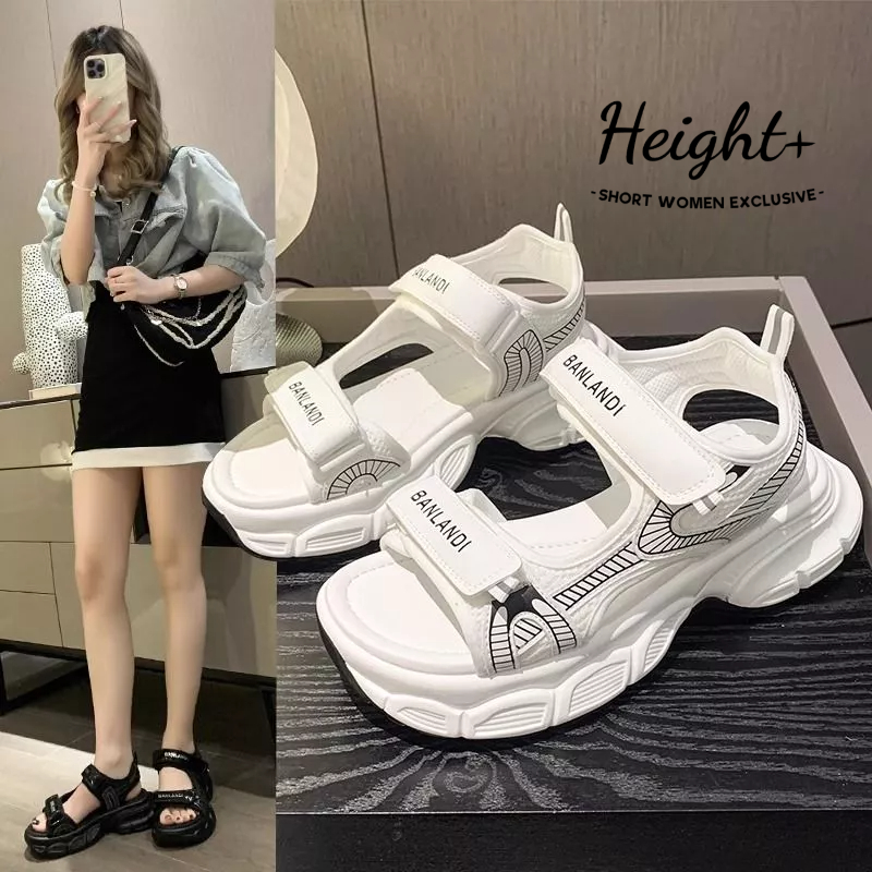 Height+】 Thick sole with 5cm increase in height Sandals for women in ...