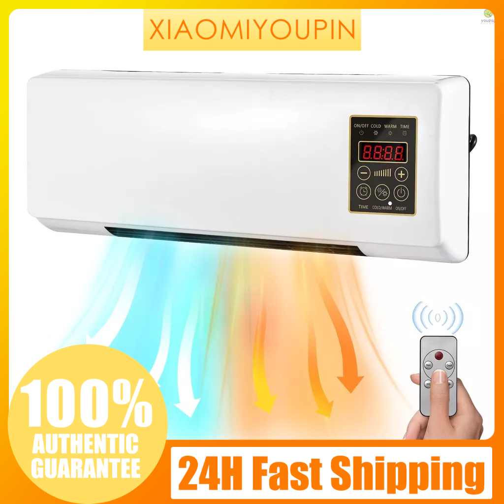 Portable Heater and Air Conditioner Combo Wall Mounted Desktop 2in1