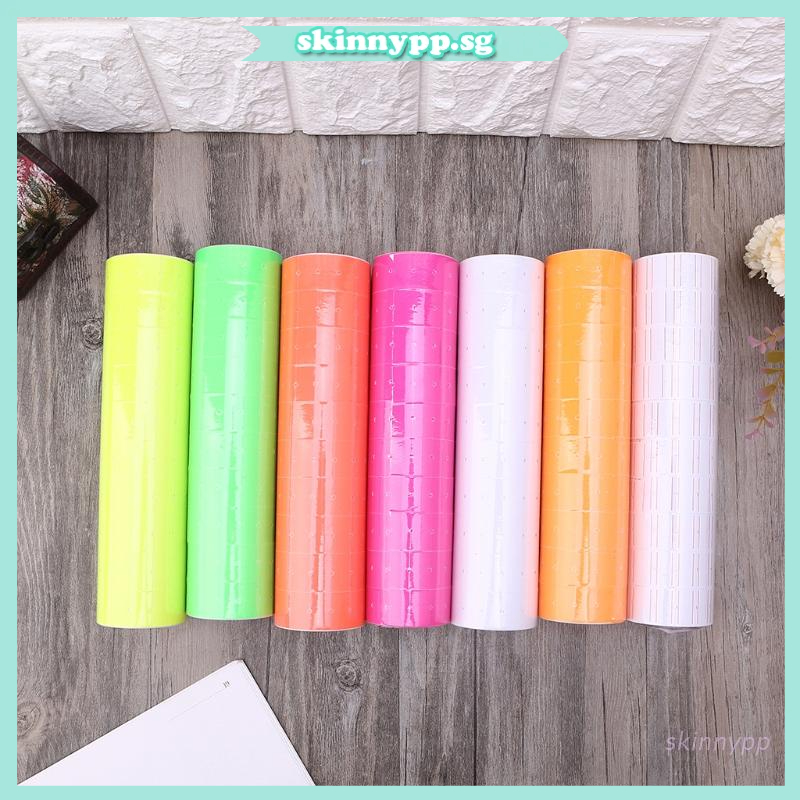 skin 10 Pcs Label Price Tag Rolls Tag Label Refill FOR Price Gun MX ...