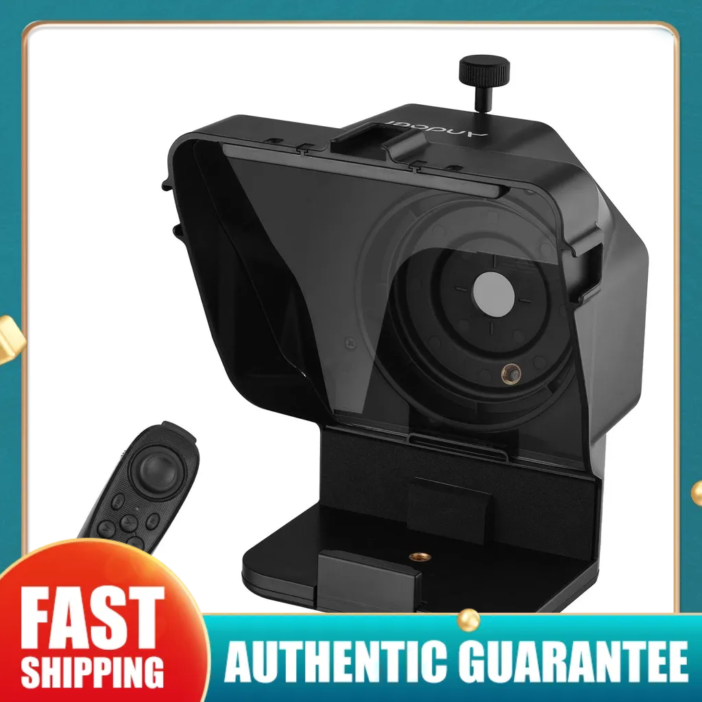 funygame Andoer Portable Smartphone Teleprompter Prompter with Phone ...
