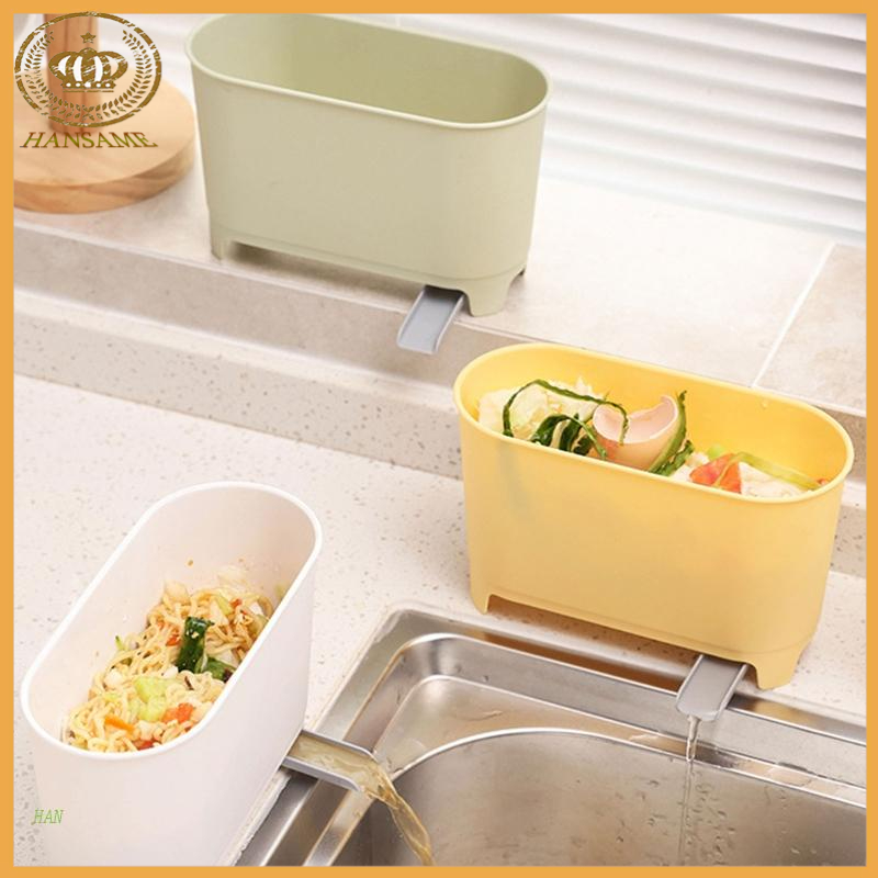 HAN Kitchen Compost Bin with Drainer for Sink, Cupboard Indoor Compost