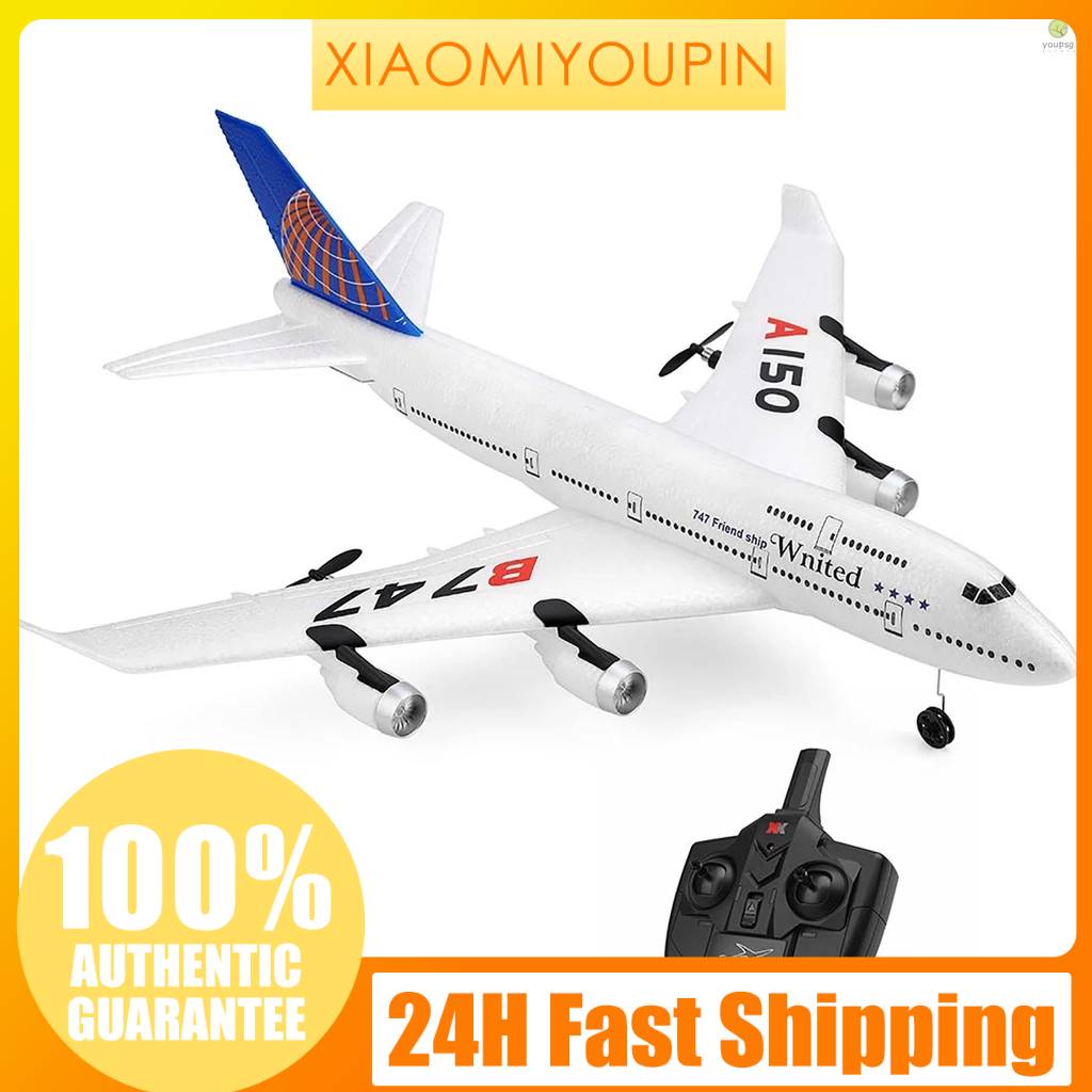 wltoys XK A150 Airbus B747 Model Plane RC Fixed wing 3CH EPP 2.4G Remote Control Airplane RTF Toy Shopee Singapore