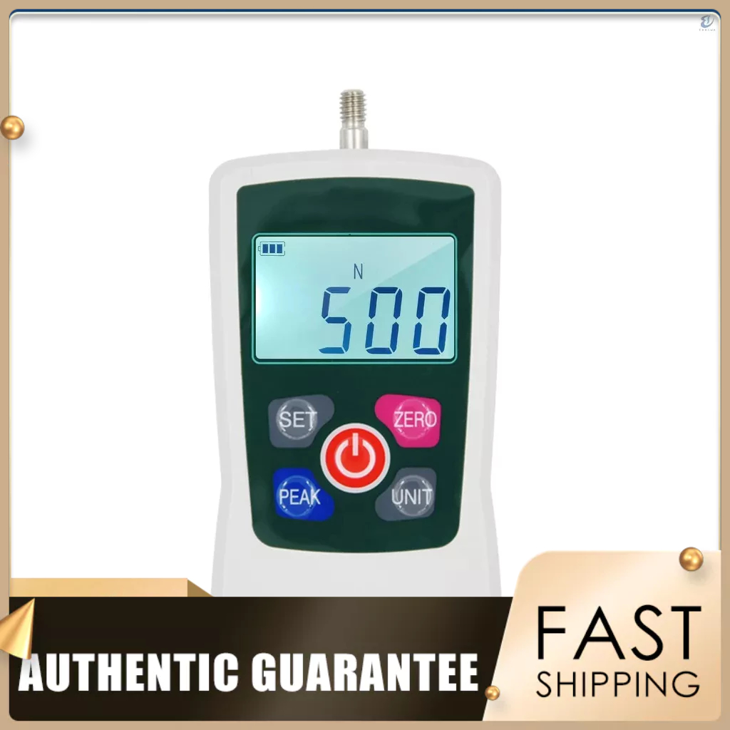 toolwe Digital Force Gauge 500N/ 50kg/ 110Lb/ 1760oz Portable Push Pull ...
