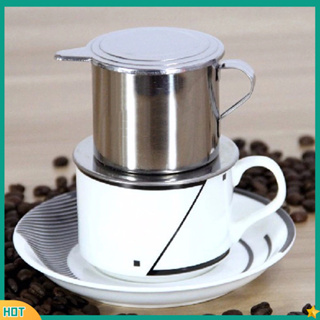 Vietnamese Drip Coffee Maker, with Fine Filter Screen Vietnam Vietnamese  Coffee Simple Drip Filter Maker for Baristas 