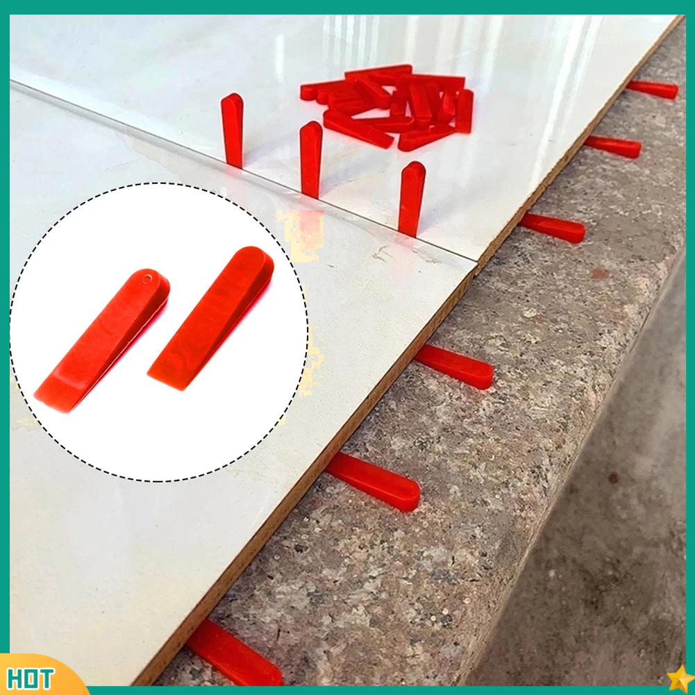 DAISYG) 100Pcs Plastic Tile Spacers reusable positioning Clips Wall  Flooring Tiling Tool