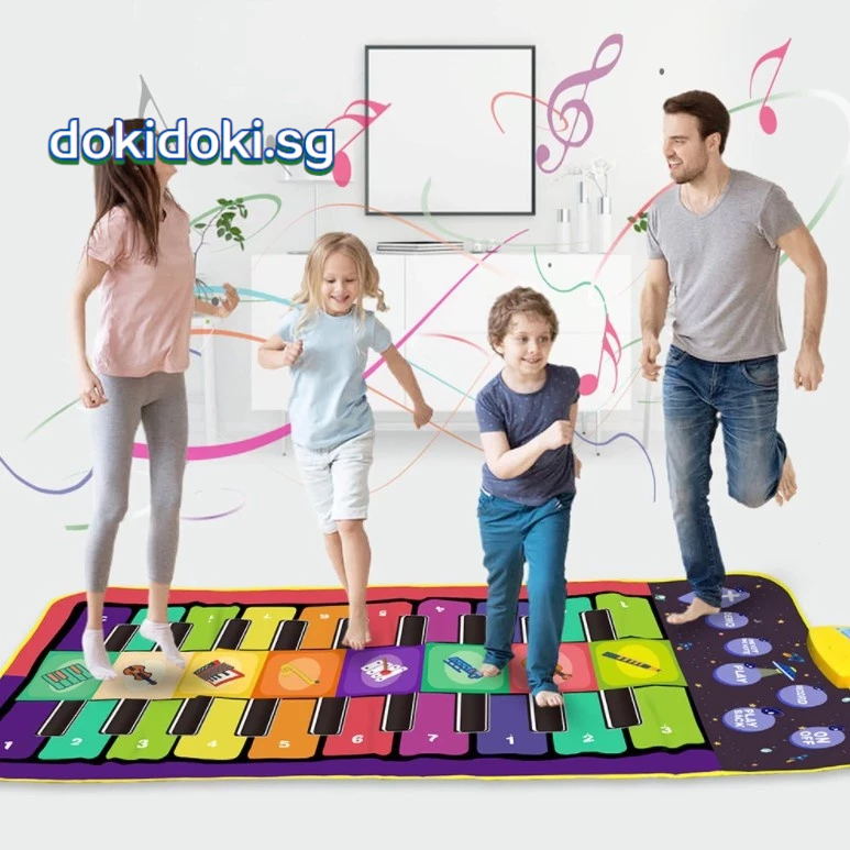 ship in 12hour] Kids Musical Piano Mats with 8 Musical Instrument Sound ...