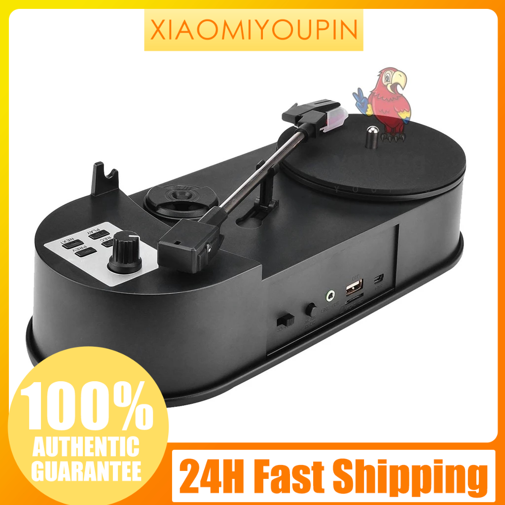 33/45 PRM LP Turntable to MP3 Converter Vinyl to MP3 Converter